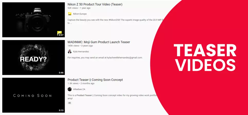 Teaser Videos
