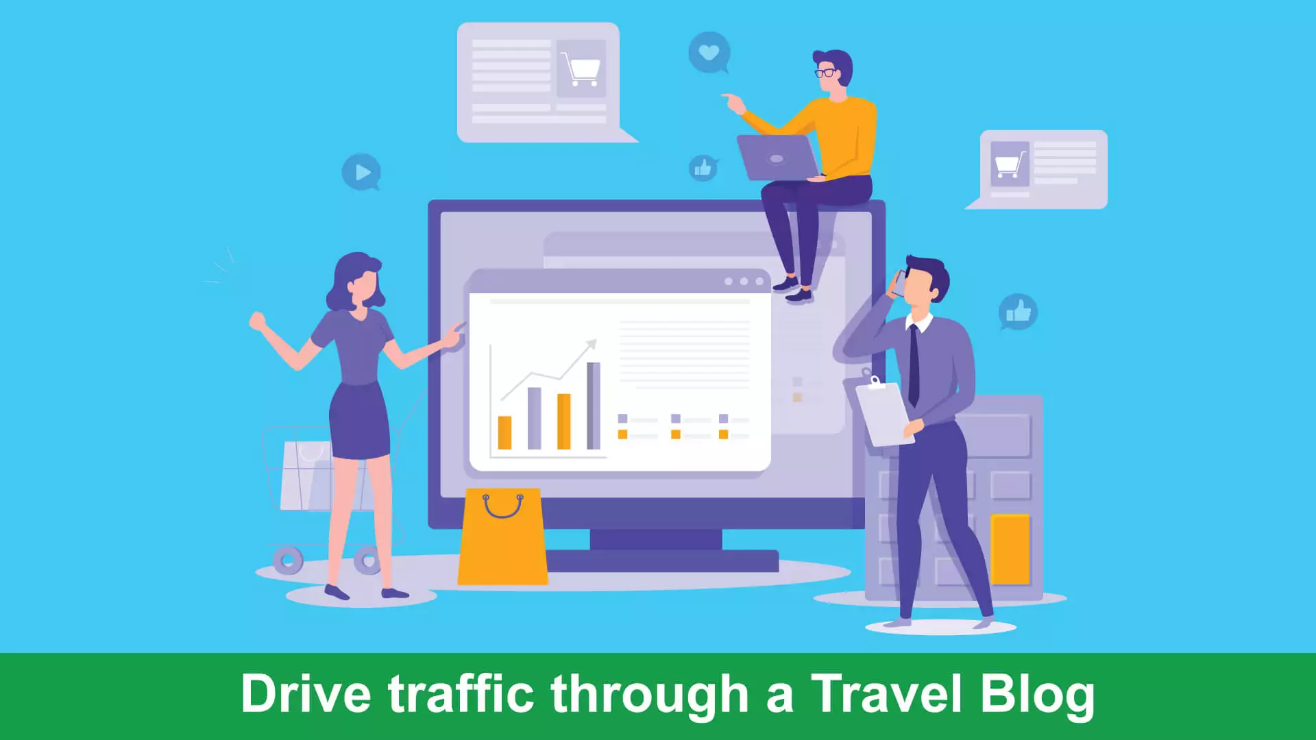 drive traffic through a travel blog