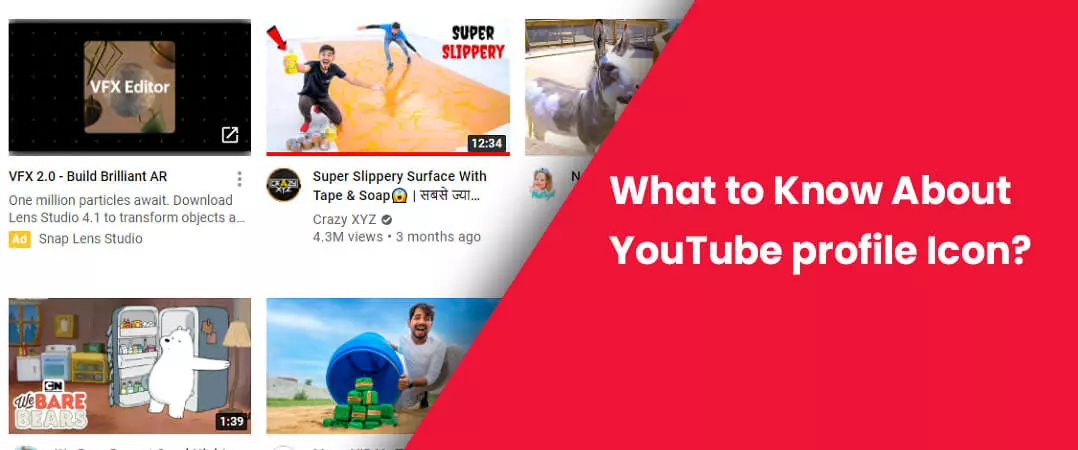 What is YouTube profile icon