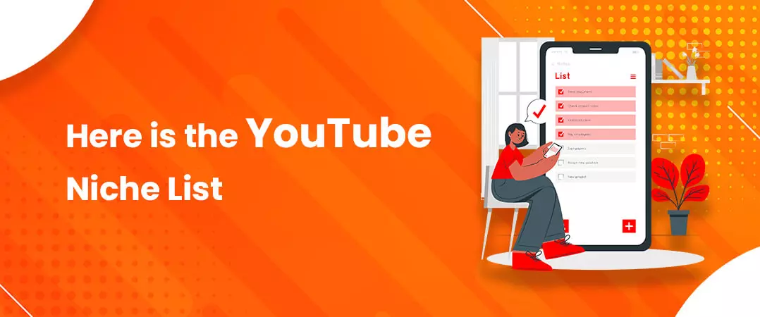 YouTube niche list