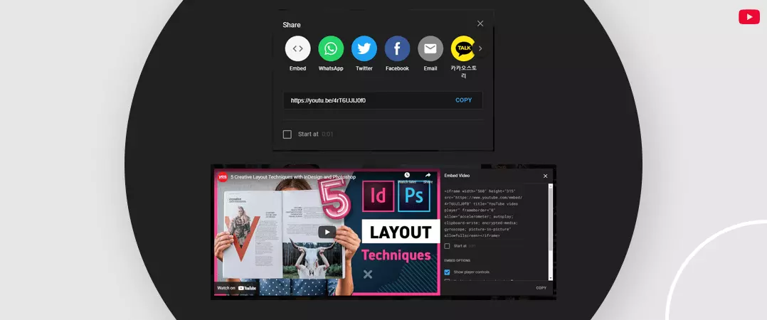 How to request YouTube video embeds
