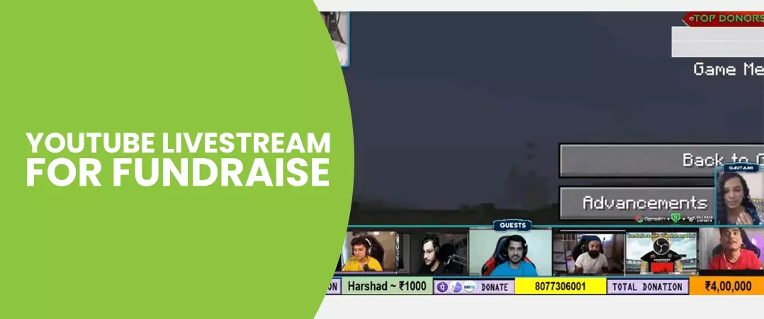 How to use YouTube live stream for fundraiser