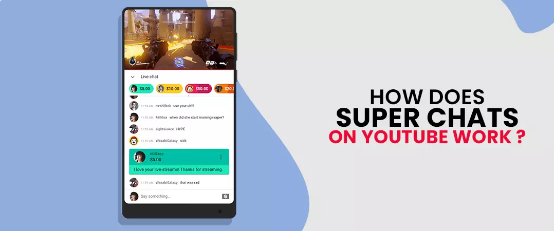 YouTube superchat usage