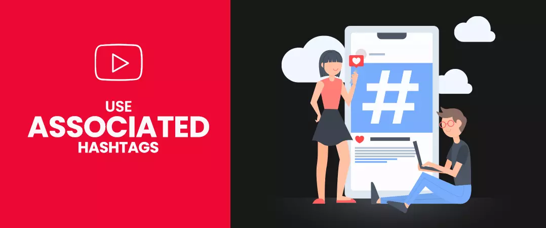 YouTube video description hashtags