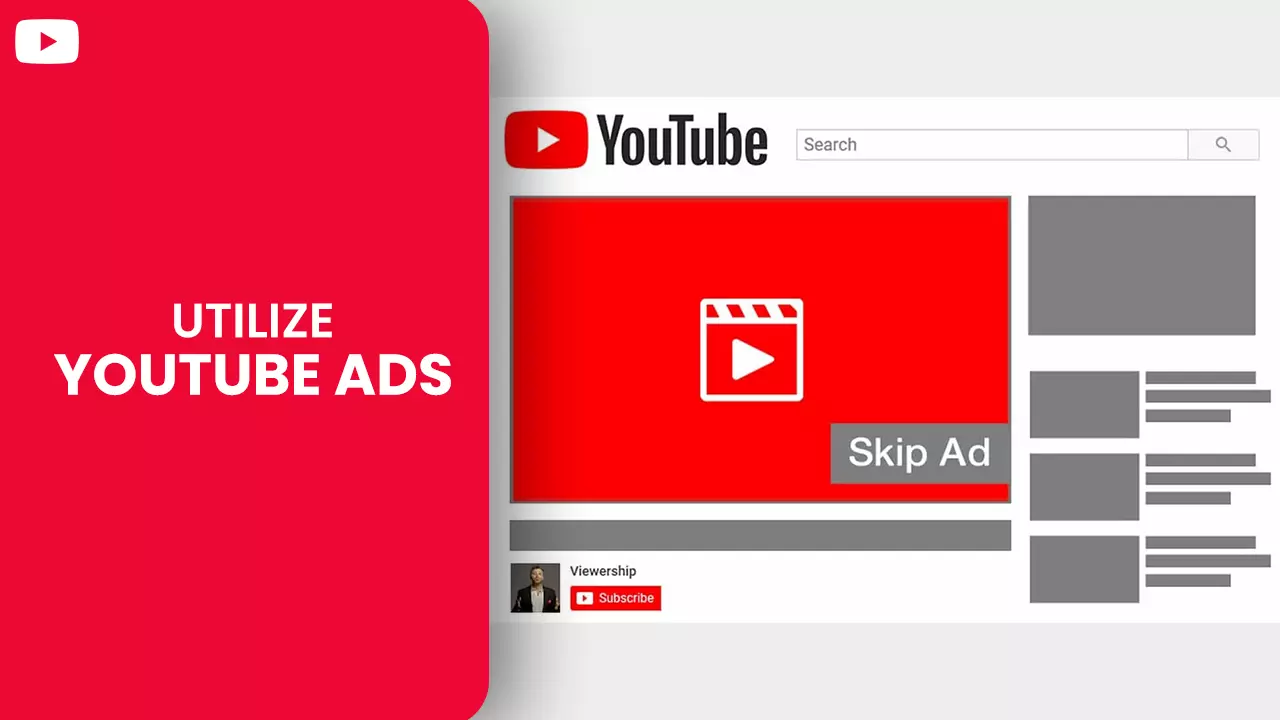 Utilize YouTube ads