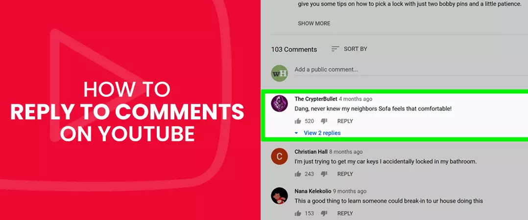 How to Reply to Comments on YouTube
