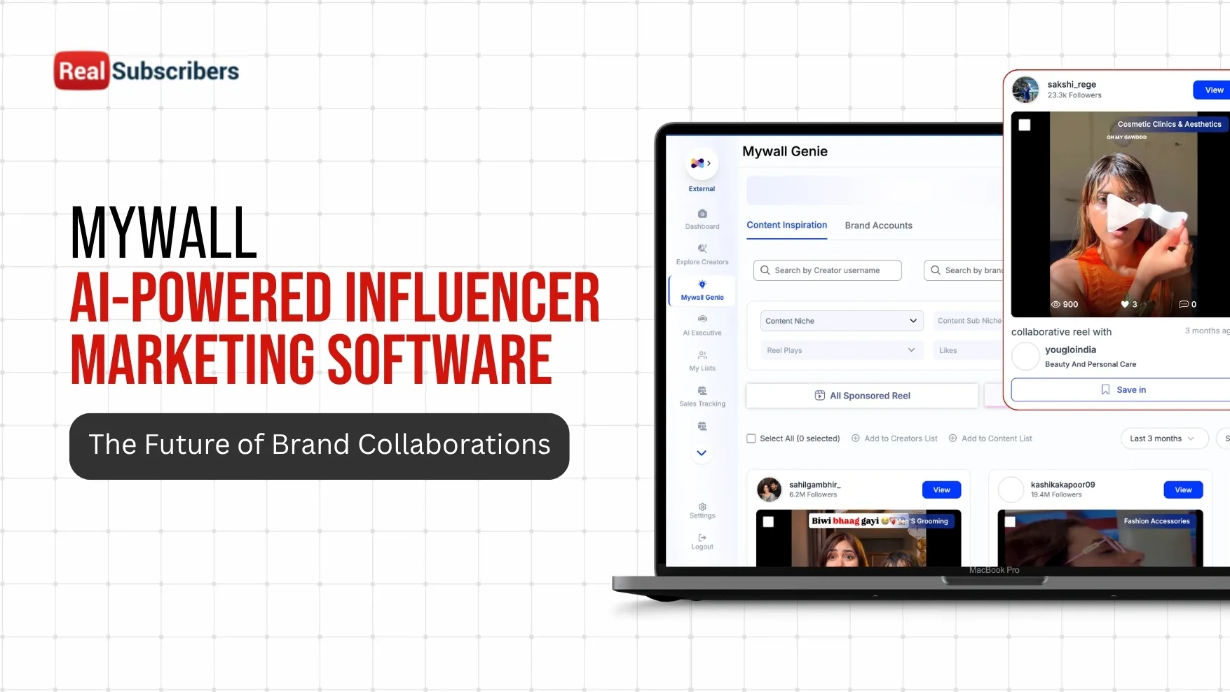 MyWall AI-Powered Influencer Marketing Software