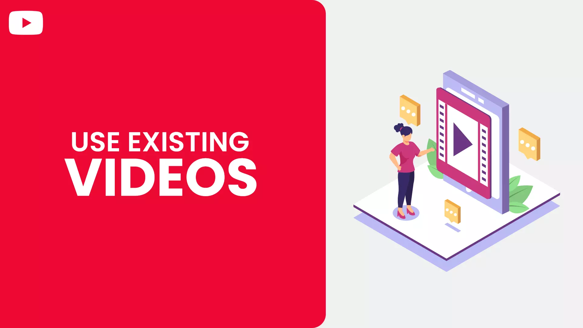 How to use existing videos for blogs