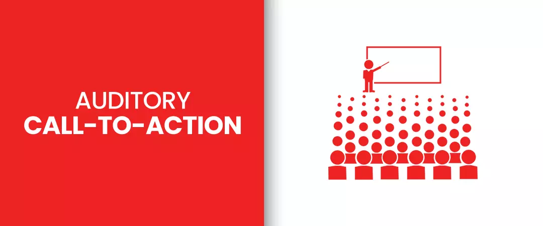 Auditory Call-To-Action