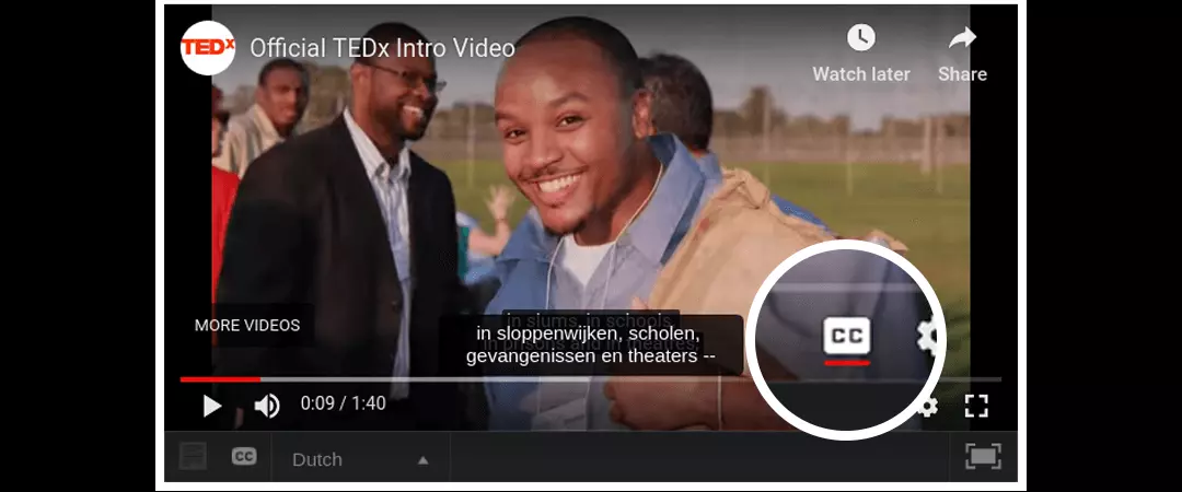 how to turn on closed caption