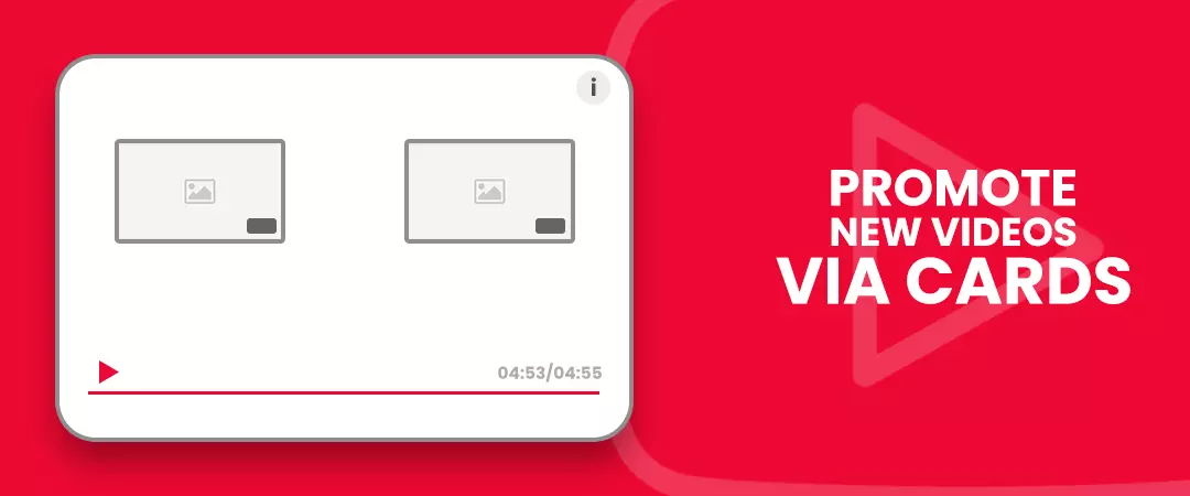 Promote new videos via cards