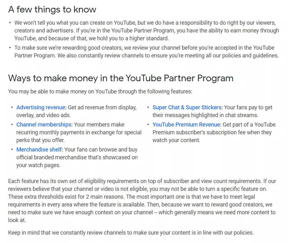 how to monetize youtube channel