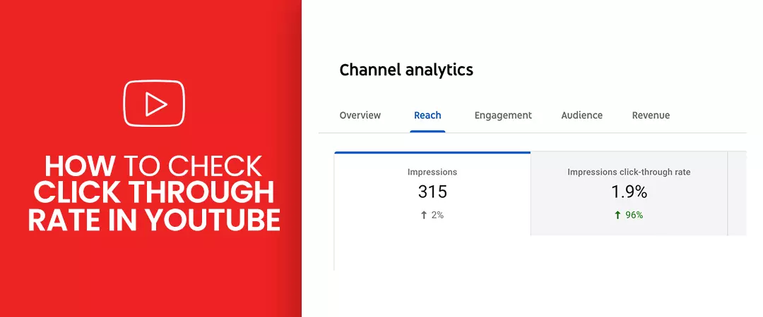How to check CTR in Youtube?