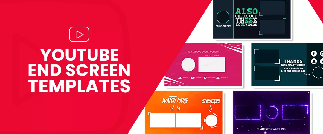 YouTube end screen templates