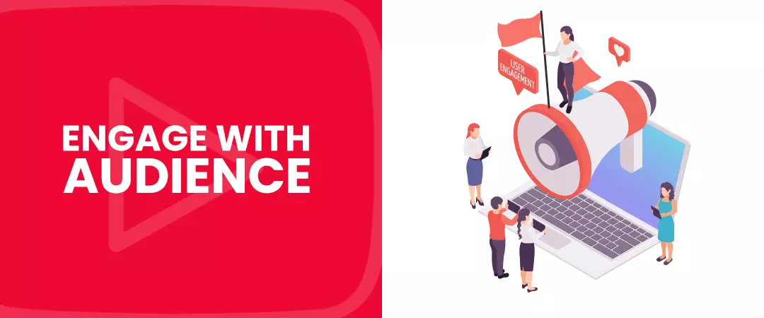 Engaging with audience on YouTube live stream