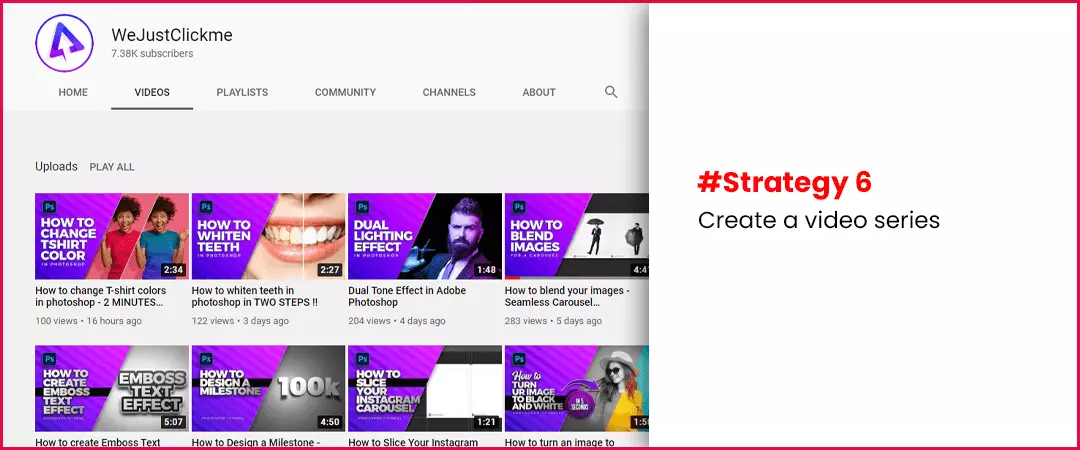 create a video series